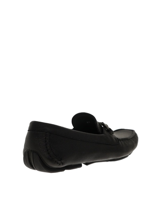 Salvatore Ferragamo Parigi Pebbled Black Leather Size 9 US New main image 7